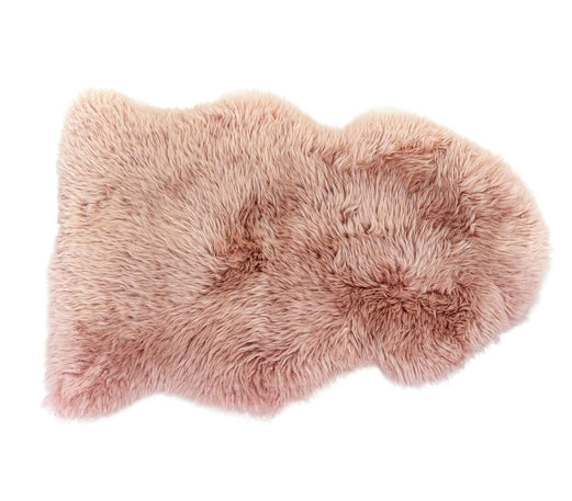 XLarge Long Wool Rugs - Dusty Pink