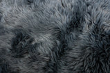 XLarge Long Wool Rugs - Steel Grey