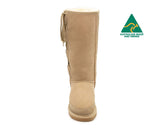 Long Classic Laced Sheepskin Australian Sheepskin Boots (Sizes 13-14)