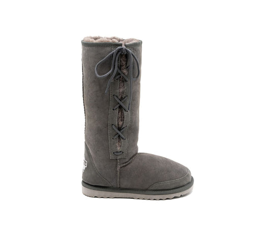 Long Classic Laced UGG Boots (Sizes 13-14)