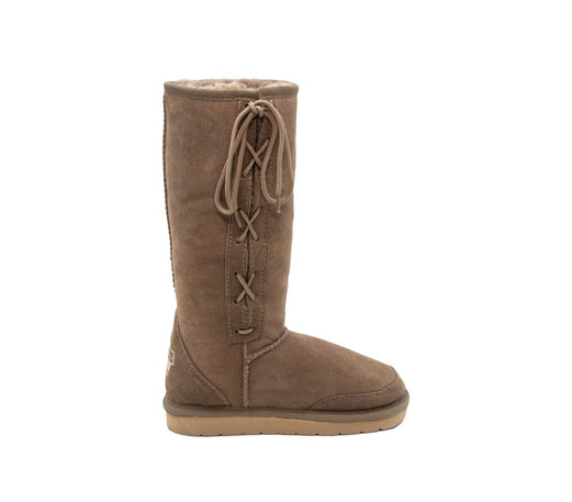 Long Classic Laced UGG Boots (Sizes 15-16)