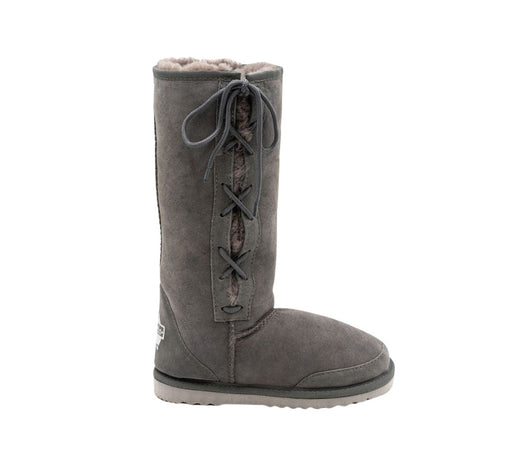 Long Classic Laced UGG Boots (Sizes 15-16)