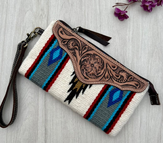 Saddle Blanket Clutch