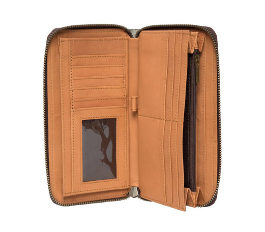 Salta Leather Zippered Wallet