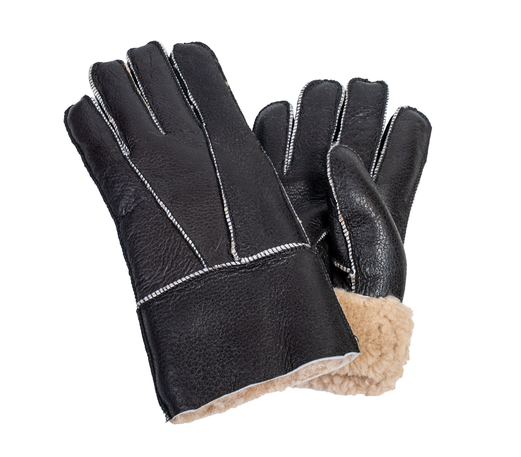 Sheepskin Gloves - Leather Finish (100% off)