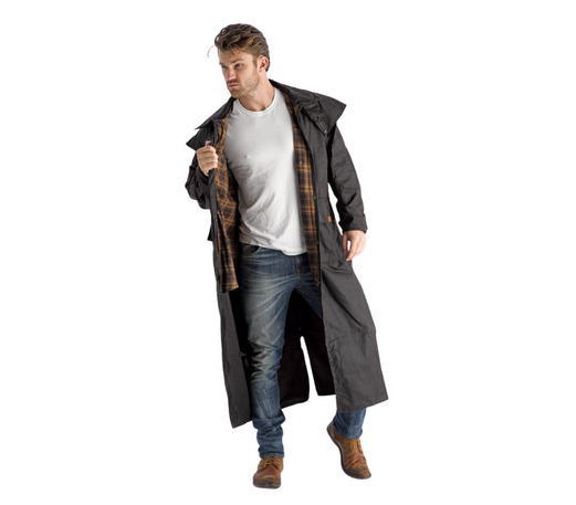 Waterproof Oilskin Long Coat Franklin