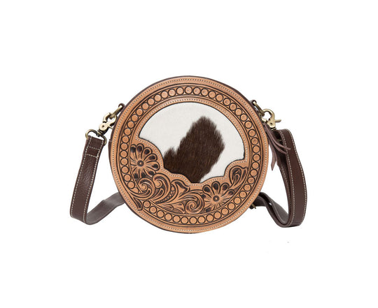 The Jamaica Round Cowhide Bag