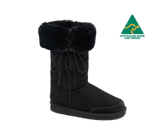 Long Classic Laced UGG Boots (Sizes 15-16)