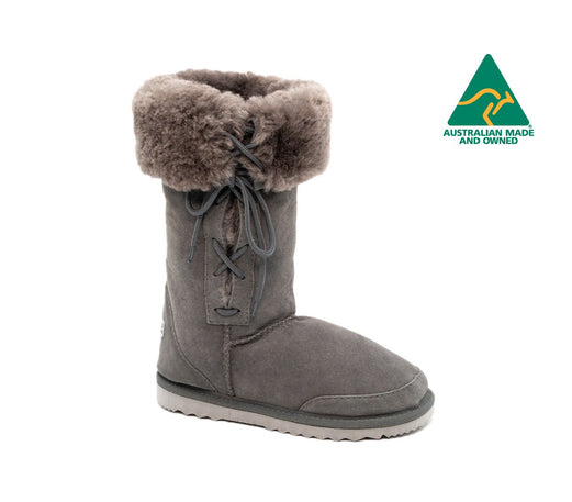 Long Classic Laced UGG Boots (Sizes 15-16)