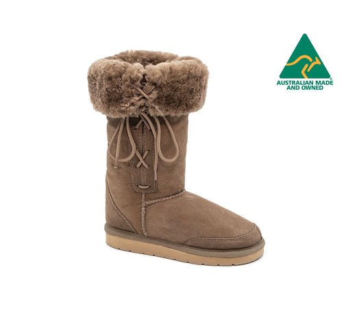 Long Classic Laced UGG Boots (Sizes 13-14)