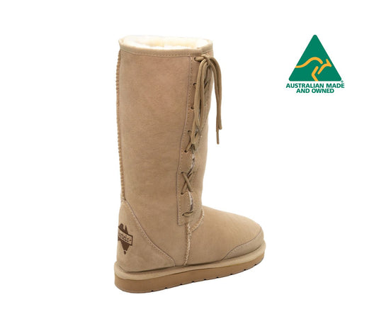 Long Classic Laced UGG Boots (Sizes 13-14)