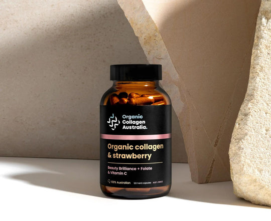 Organic Collagen & Strawberry (120 capsules)